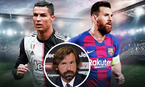 Bỏ qua Ronaldo, Pirlo công nhận Messi là cầu thủ xuất sắc nhất