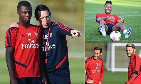 "Bom tấn" tịt ngòi, HLV Emery giáo huấn đặc biệt trên sân tập Arsenal
