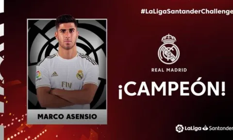 Bóng đá tạm hoãn, Asensio vẫn đem về vinh dự to lớn cho Real