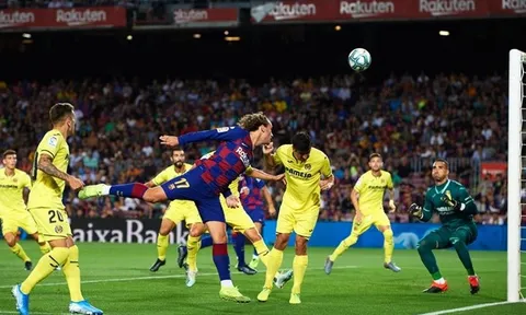 Messi, Griezmann lần đầu kết hợp, Barcelona vẫn trình diễn bộ mặt chật vật trước Villarreal