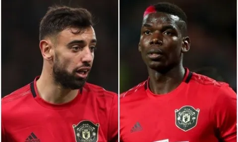 Solskjaer chốt vị trí Pogba và Fernandes ở tuyến giữa M.U