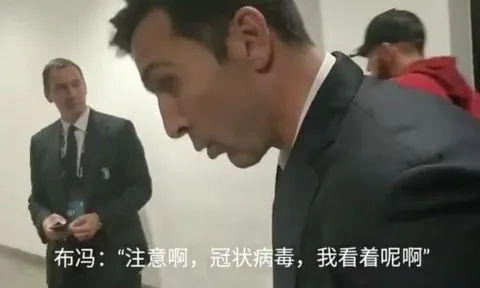 Buffon bị chỉ trích vì trêu fan Trung Quốc về virus corona