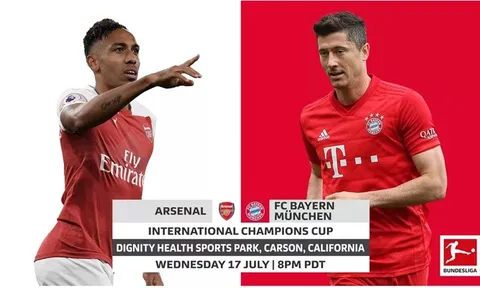Cái nhìn tổng quan về cuộc chạm trán giữa Bayern và Arsenal tại International Champions Cup