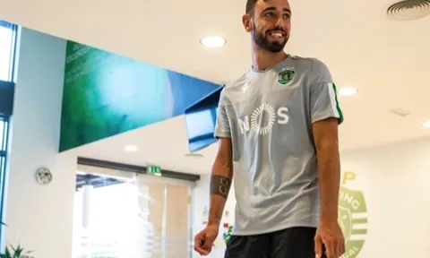 Lộ hình ảnh mới nhất, thương vụ Bruno Fernandes coi như xong?
