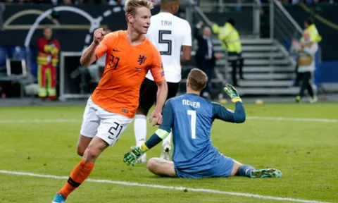 Depay chói sáng, Hà Lan "hủy diệt" Đức với thế trận tấn công rực lửa