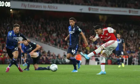Tân binh 18 triệu bảng chói sáng, Arsenal "hạ sát" Nottingham