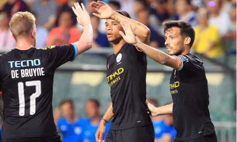 Man City đánh bại "nhược tiểu" Kitchee với tỷ số của một set tennis