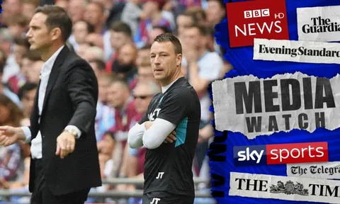 Tin Chelsea: Terry nói về Lampard; Sao U21 rời Stamford Bridge