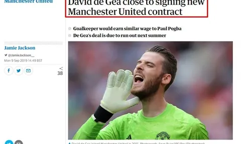Bất ngờ! De Gea đồng ý ở lại, Man Utd "mở hội"