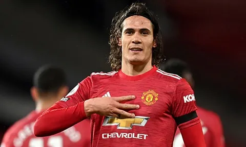 Cavani chỉ nói 5 từ sau những đồn thổi về tương lai ở Man Utd