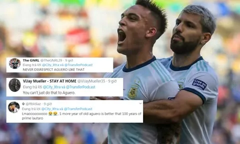 CĐV Man City: "Cậu ấy đá 100 năm cũng không bì được Aguero"