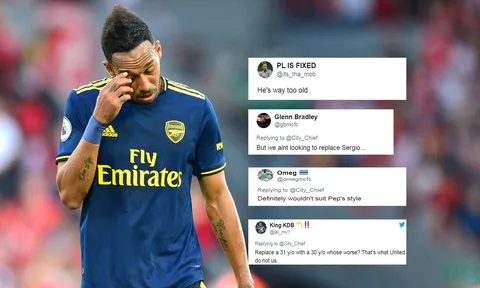 CĐV Man City: "Cậu ấy quá lớn tuổi để thay thế cho Kun Aguero"