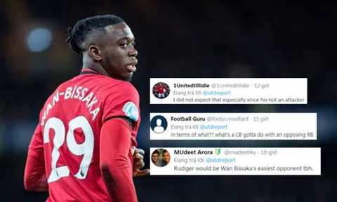 CĐV Man Utd: "Như 1 trò đùa, cậu ấy hẳn là đối thủ dễ nhai với Wan-Bissaka"