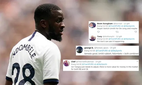 CĐV Tottenham: "Barca hãy quên đi, cậu ấy vẫn tốt hơn combo Semedo + Umtiti"