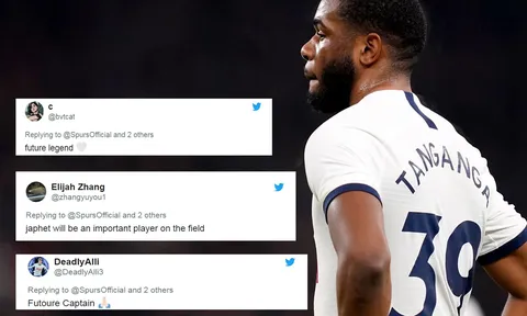 CĐV Tottenham: "Tuyệt vời, cậu ấy sẽ là huyền thoại tương lai của Spurs"