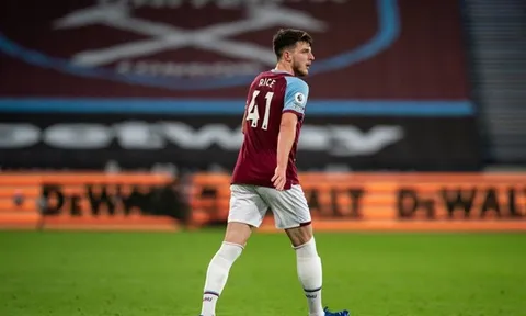 Đến Chelsea, Declan Rice sẽ thi đấu trong vai trò bất ngờ