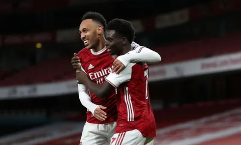 Chỉ 1 chi tiết, Aubameyang đã cho thấy sự tự tin tại Asenal