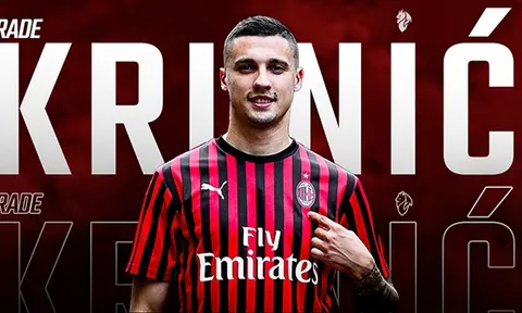 CHÍNH THỨC: AC Milan đón tân binh đến từ đội bóng rớt hạng Serie A