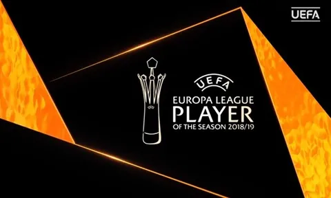 CHÍNH THỨC: Cầu thủ xuất sắc nhất Europa League 2018/19 đã lộ diện