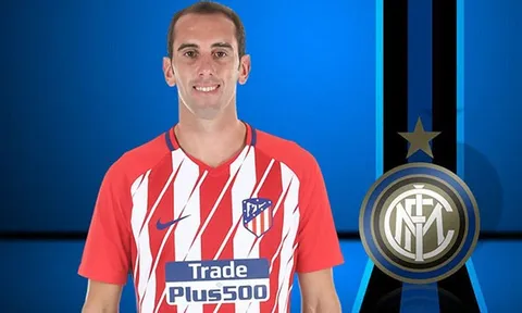 CHÍNH THỨC: Diego Godin gia nhập Inter Milan