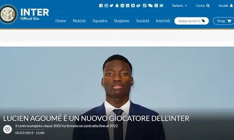 CHÍNH THỨC: Inter Milan có tân binh thứ 4 dưới thời Conte