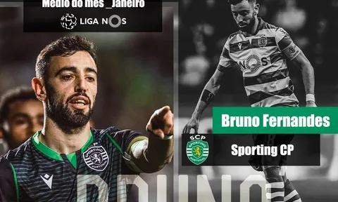 CHÍNH THỨC: Trang chủ Liga Portugal vinh danh Bruno Fernandes