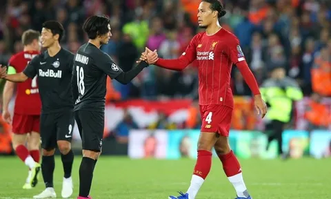 CHOÁNG! 'Hành hạ' Liverpool, Salzburg sánh ngang 3 'gã khồng lồ' châu Âu