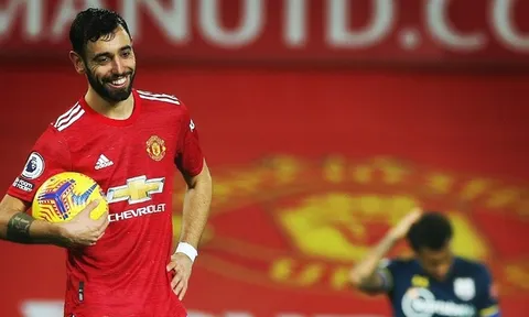 Choáng với 'tiên dược' giúp Bruno Fernandes bùng nổ tại Man Utd