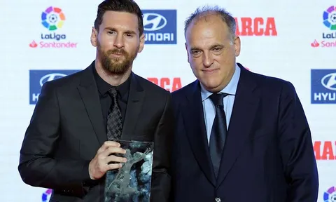 Chủ tịch La Liga: “Ronaldo ra đi không ảnh hưởng đến giải đấu. Messi thì khác”