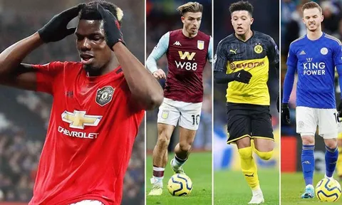 Chuyển nhượng 16/02: Đẩy Pogba lấy bộ 3 nguyên tử, M.U ký gấp Dier; Real nổ bom tấn 180 triệu