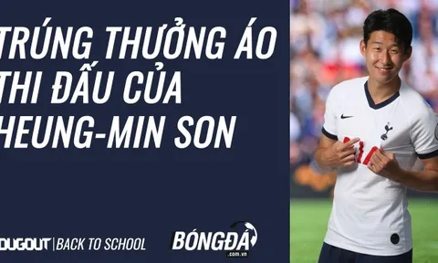 Cơ hội sở hữu áo đấu với chữ kí độc quyền từ “hoàng tử châu Á” Heung-min Son