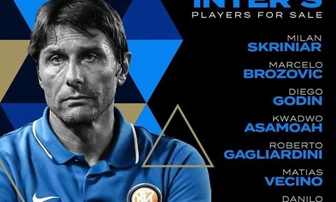 Conte chốt danh sách 11 cái tên cần thanh lý ở Inter