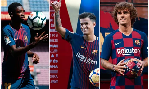 Coutinho – Dembele – Griezmann, bản hợp đồng nào khiến Cules thất vọng nhất?