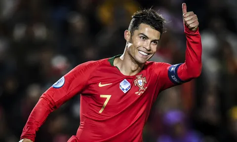 Top 10 vua phá lưới tuyển Bồ Đào Nha: CR7 ghi bàn gấp đôi người đứng sau