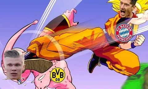Cười té khói với loạt ảnh chế Bayern chiến thắng Dortmund