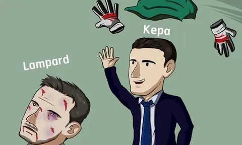 Cười té khói với loạt ảnh chế Leicester thắng Chelsea