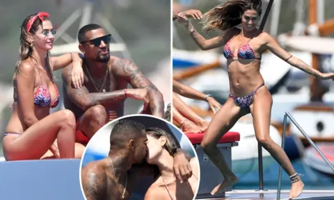 Cựu sao AC Milan rạng rỡ với cô vợ Melissa Satta "bốc lửa"