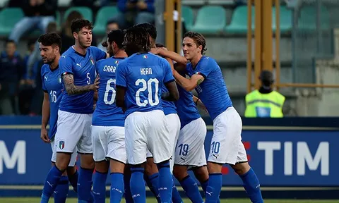 Cựu sao trẻ Juve lập công, HLV Nicolato có chiến thắng đầu tiên với U21 Ý