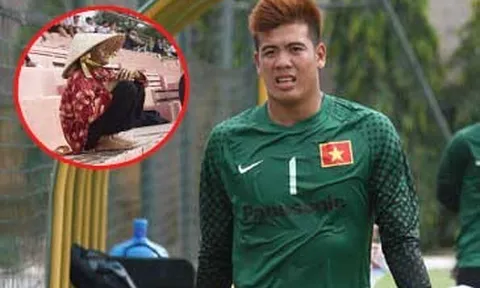 Cựu thủ môn ĐT Việt Nam thực hiện nghĩa cử với CĐV "đặc biệt" nhất Đồng Tháp