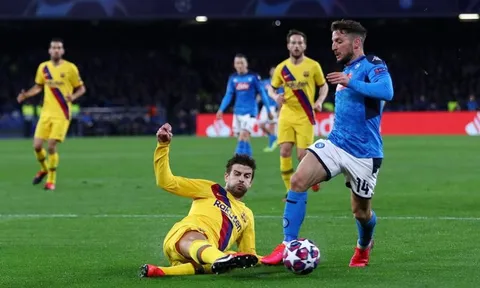 Điểm nhấn Napoli 1-1 Barcelona: Barca vui 1, Griezmann vui 10; Napoli xứng đáng hơn 1 trận hòa