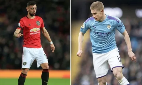 Chỉ 4 trận ở M.U, Fernandes đã hơn hẳn De Bruyne