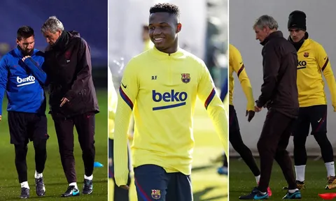 Đã rõ lý do Setien chưa ra mắt tam tấu huỷ diệt mới ở Barcelona