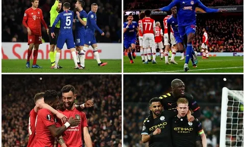 'Đại gia' Anh tại cúp châu Âu tuần này: Manchester mở hội; London khóc hận