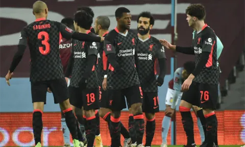 Vùi dập đội trẻ, Liverpool rửa được mối hận tại Villa Park