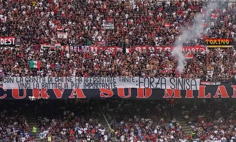 Đấu Brescia, CĐV AC Milan truyền tải thông điệp ý nghĩa