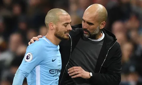 Pep Guardiola nói lời thật lòng về David Silva sau tuyên bố rời City