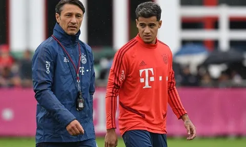 Đây, HLV Kovac lý giải nguyên nhân không sử dụng Coutinho và Mueller xuất phát cùng nhau