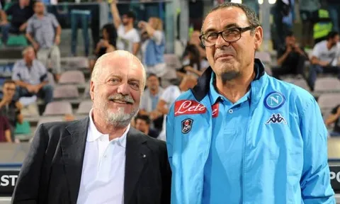 SỐC! Chủ tịch Napoli chỉ trích Sarri là kẻ phản bội