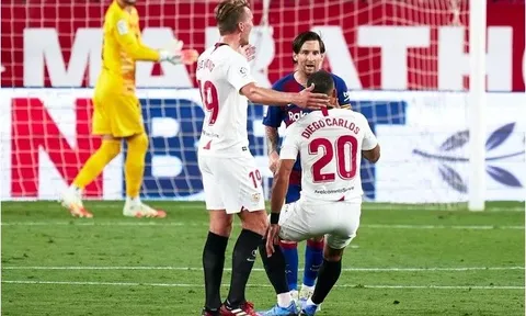 Rõ nguyên nhân khiến Messi điên tiết với hậu vệ Sevilla