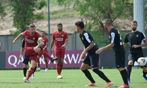 Đè bẹp "gã tí hon" 7-0, AS Roma tiếp tục thị uy sức mạnh